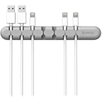 Orico - Organizador de escritorio con soporte de silicona para cualquier tipo de cable de alimentación- de carga- de…